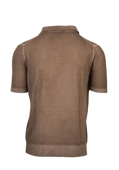 Maglia in Cotone 100% con Colletto a Tinta Unita, Brand Daniele Alessandrini DANIELE ALESSANDRINI | Maglieria | FM92076440224